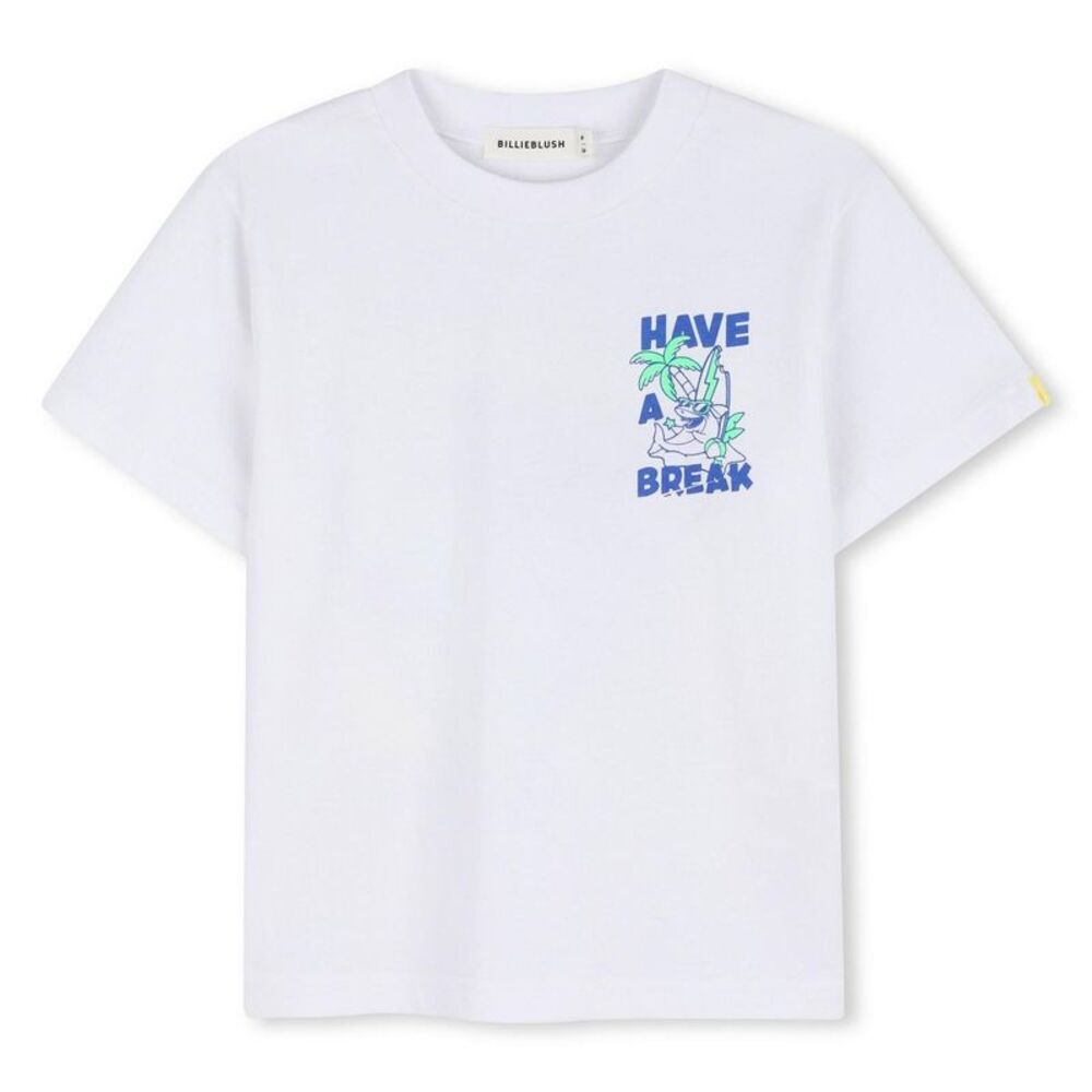 Billieblush Childrens/Kids Shark T-Shirt / White